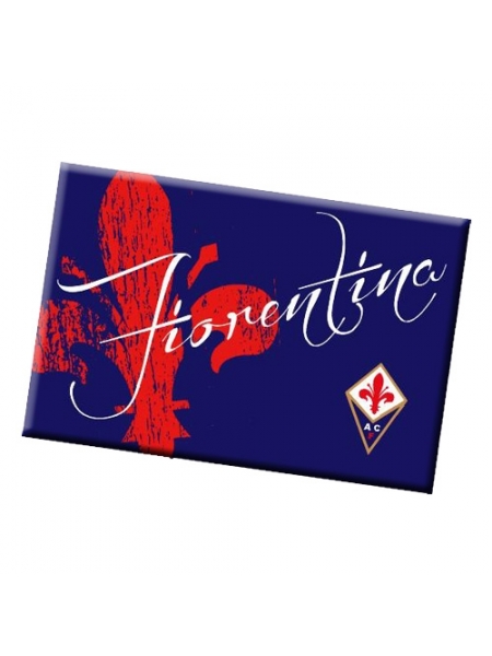 Magnete in metallo viola e rosso ACF FIORENTINA